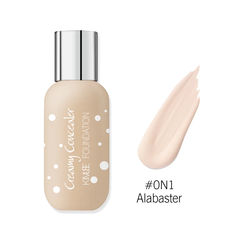 0N1 KIMUSE 24H Pro-Matte power износостойкая основа для макияжа maquiagem Профессиональный жидкий консилер водостойкий натуральный бренд - Цвет: 0N1