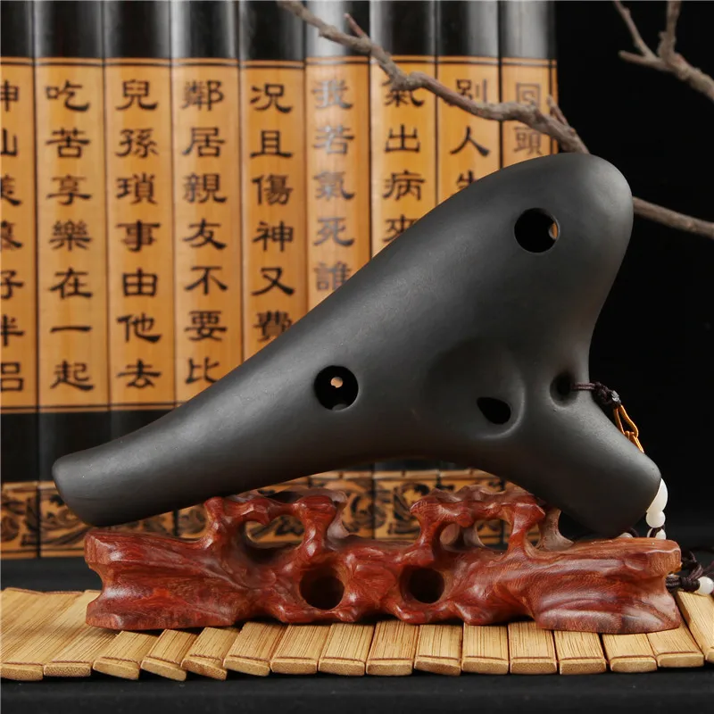 12 отверстий окарина черные керамические изделия керамика Alto C Legend of Zelda