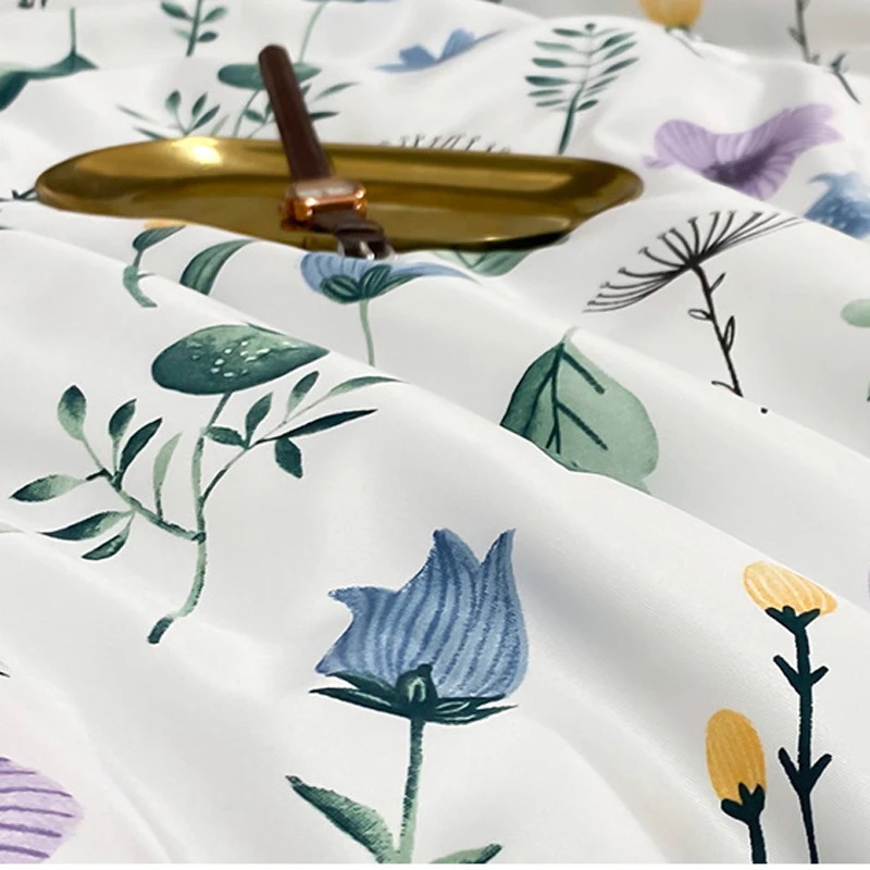 Комфортное летнее стеганое одеяло шелковое атласное хлопковое постельное белье