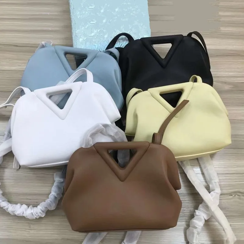 

2021 New Fashion Cowhide Dumpling Bag High Quality Shoulder Satchels Female Bag Purses and Handbags Luxury Designer Sac A Main