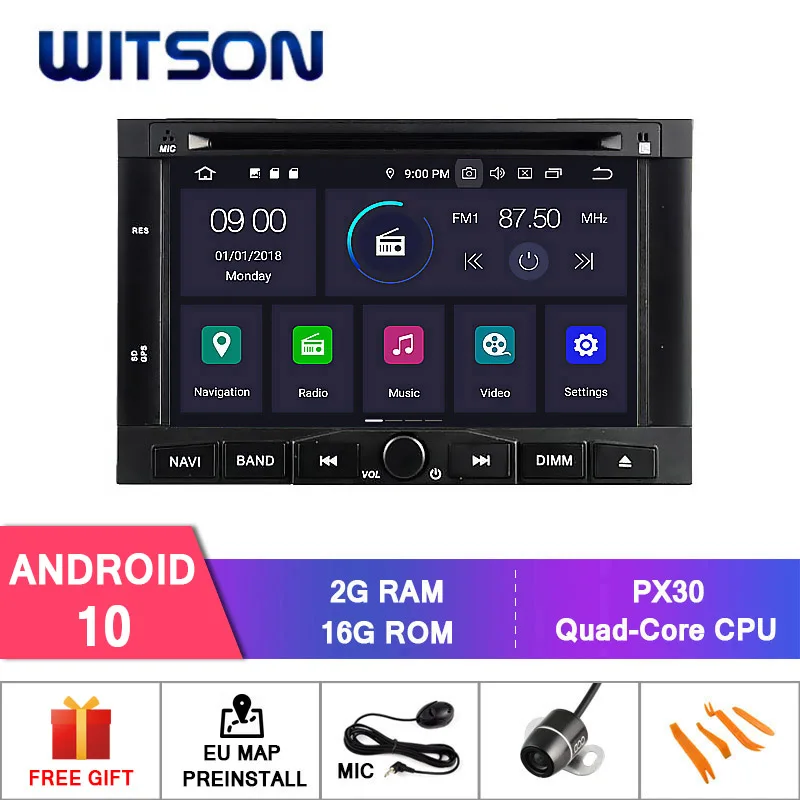 WITSON Android 10 0 IPS HD экран для PEUGEOT 3008/5008 2009 2011 Автомобильный DVD 4 Гб RAM + 64 FLASH 8 Octa Core STEREO DVR