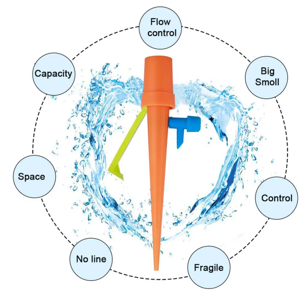 Стабильная автоматического полива Спайк для красивыми растениями цветком