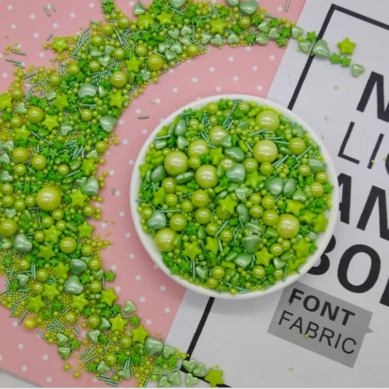 Съедобные Цветной сахарные шарики синий и красный цвета выпечка торта DIY