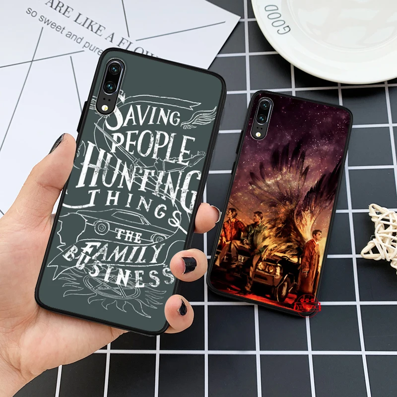 Сверхъестественное ТВ фильм Coque прохладный силиконовый чехол для Huawei P8 Lite 2015 2017 P9