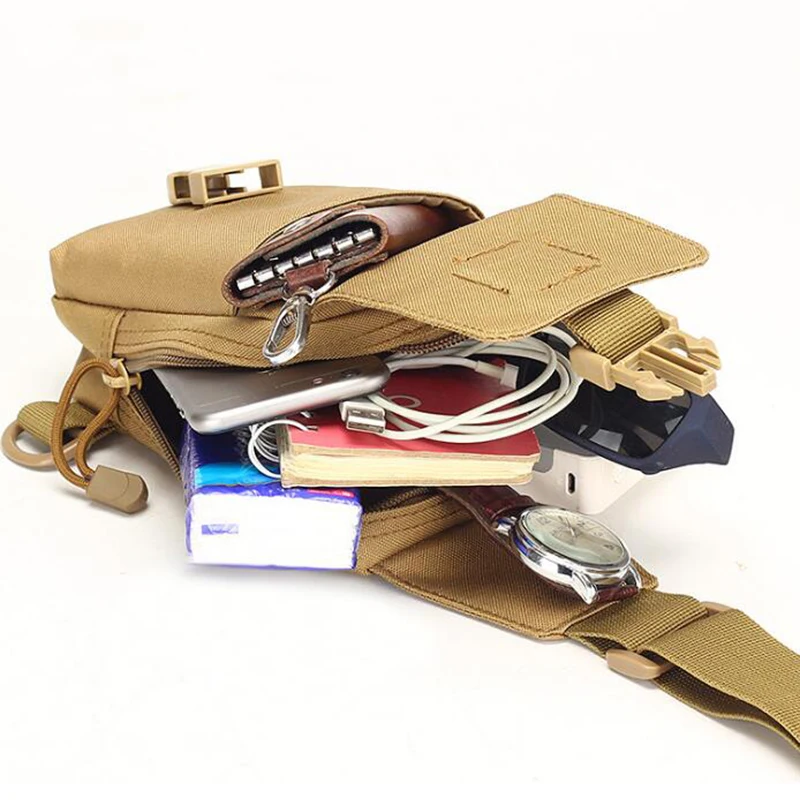 Военная Тактическая мини-сумка через плечо для мужчин уличная поясная сумка