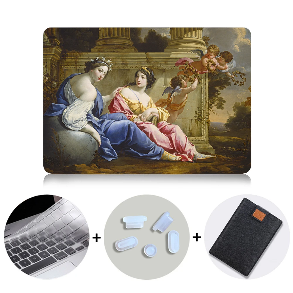 Чехол MTT для ноутбука Macbook Air Pro 11, 12, 13, 15 retina с сенсорной панелью, чехол с масляным рисунком для Mac book Pro, 16 дюймов, чехол - Цвет: MB16