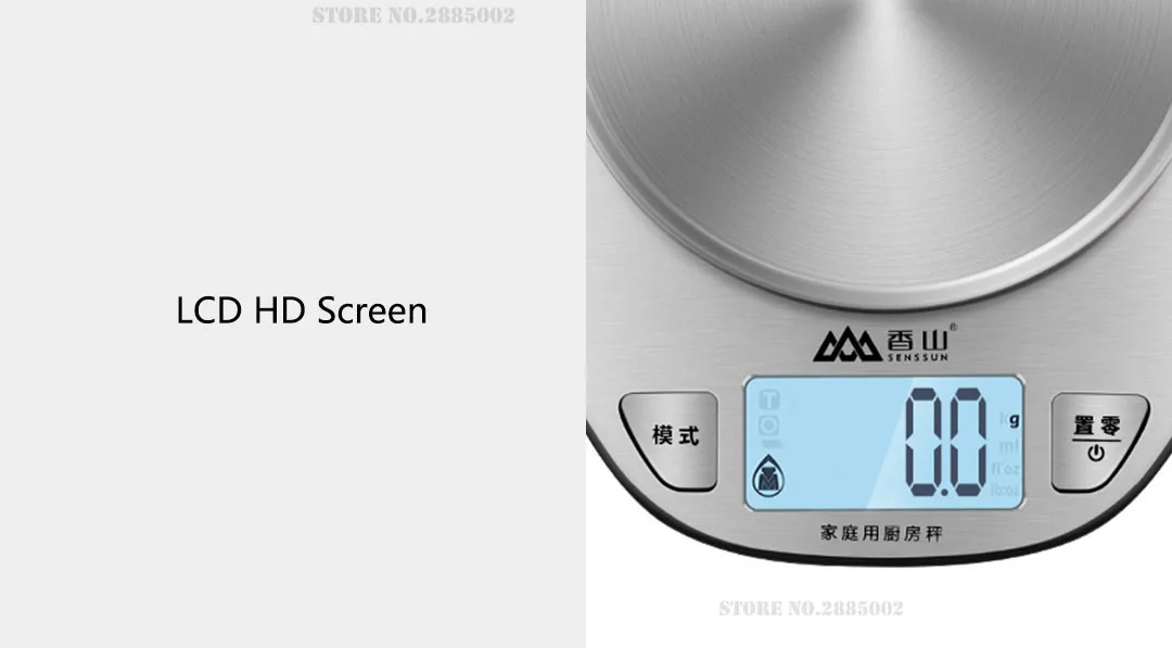 Xiaomi электронный Кухня шкала из нержавеющей стали Вес весы с ЖК-дисплеем с высоким уровнем точные цифровые весы Кухня весы кухонные Mijia