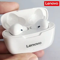 original lenovo wireless earphone hifi stereo headphones mic twss earbuds touch control headset sport gaming for xiaomisamsung
