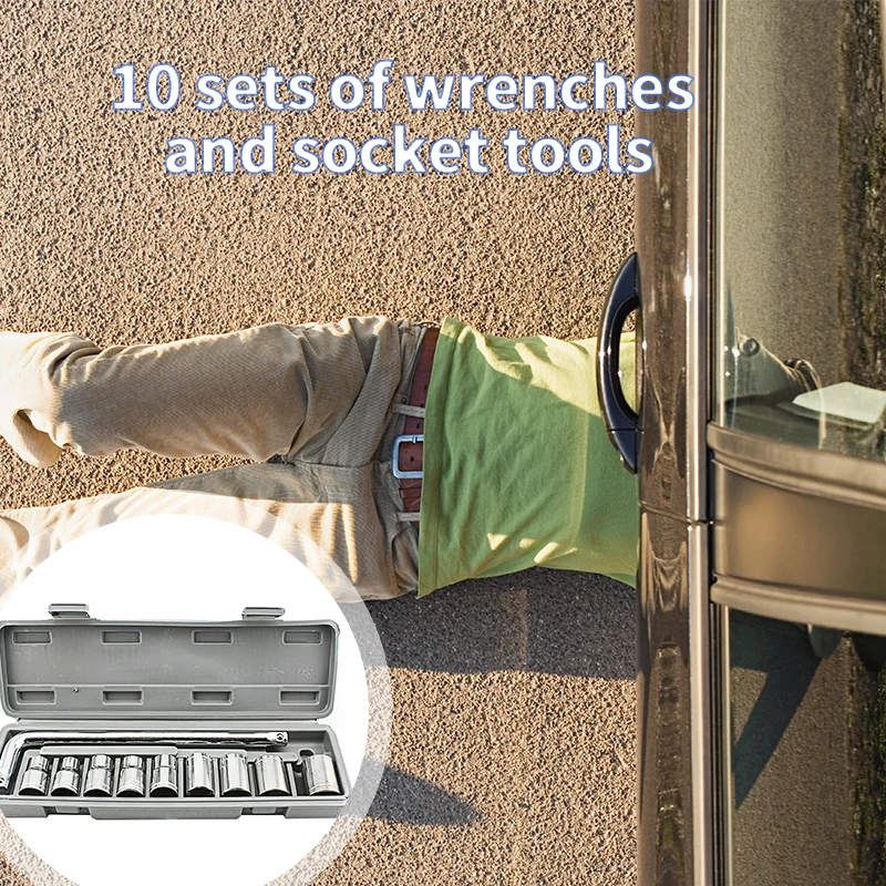 

Tool Set Multi-function Spanner Bicycle Motorcycle Repairing Tool Ratchet Wrench Spanner for Bicycle Motorcycle Car Repairing