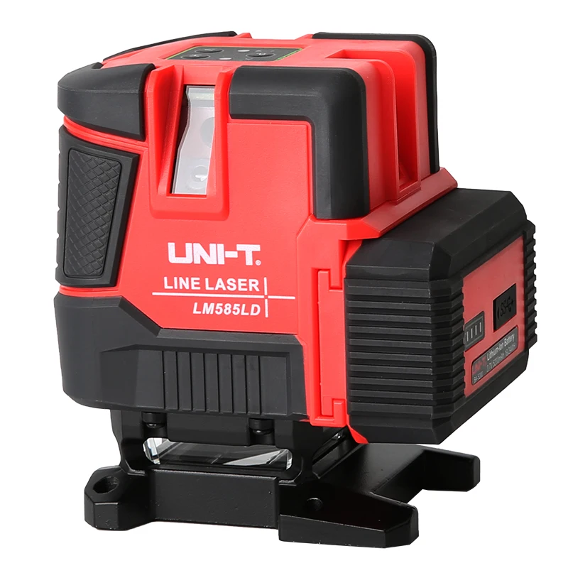 

Лазерный уровень UNI-T LM585LD с автоматическим 3D зеленым 8 линиями, горизонтальным и вертикальным самовыравниванием, лазерный уровень с дистанц...