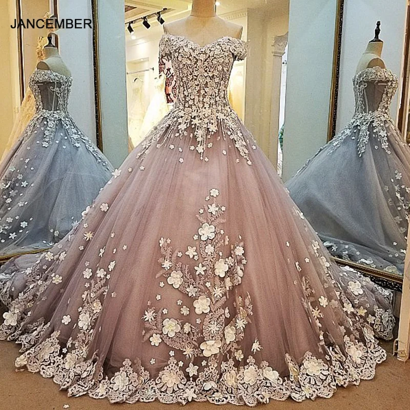 LS00043 Robe De Soiree Милая 3D цветы Длинные платья выпускного вечера 2017 Вестидо Де Феста