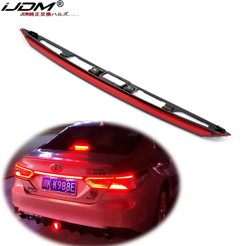 Сверхъяркий цельный светодиодный задний фонарь iJDM совместим с Toyota Camry 2018-up