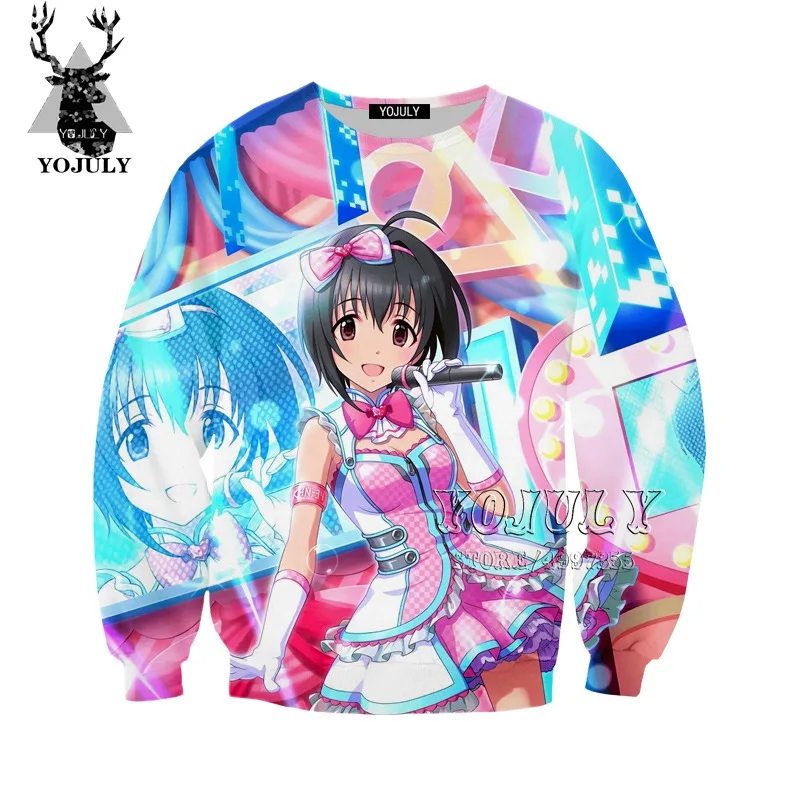 YOJULY Idol Master Детская толстовка Золушки для девочек с 3D рисунком аниме мальчиков и