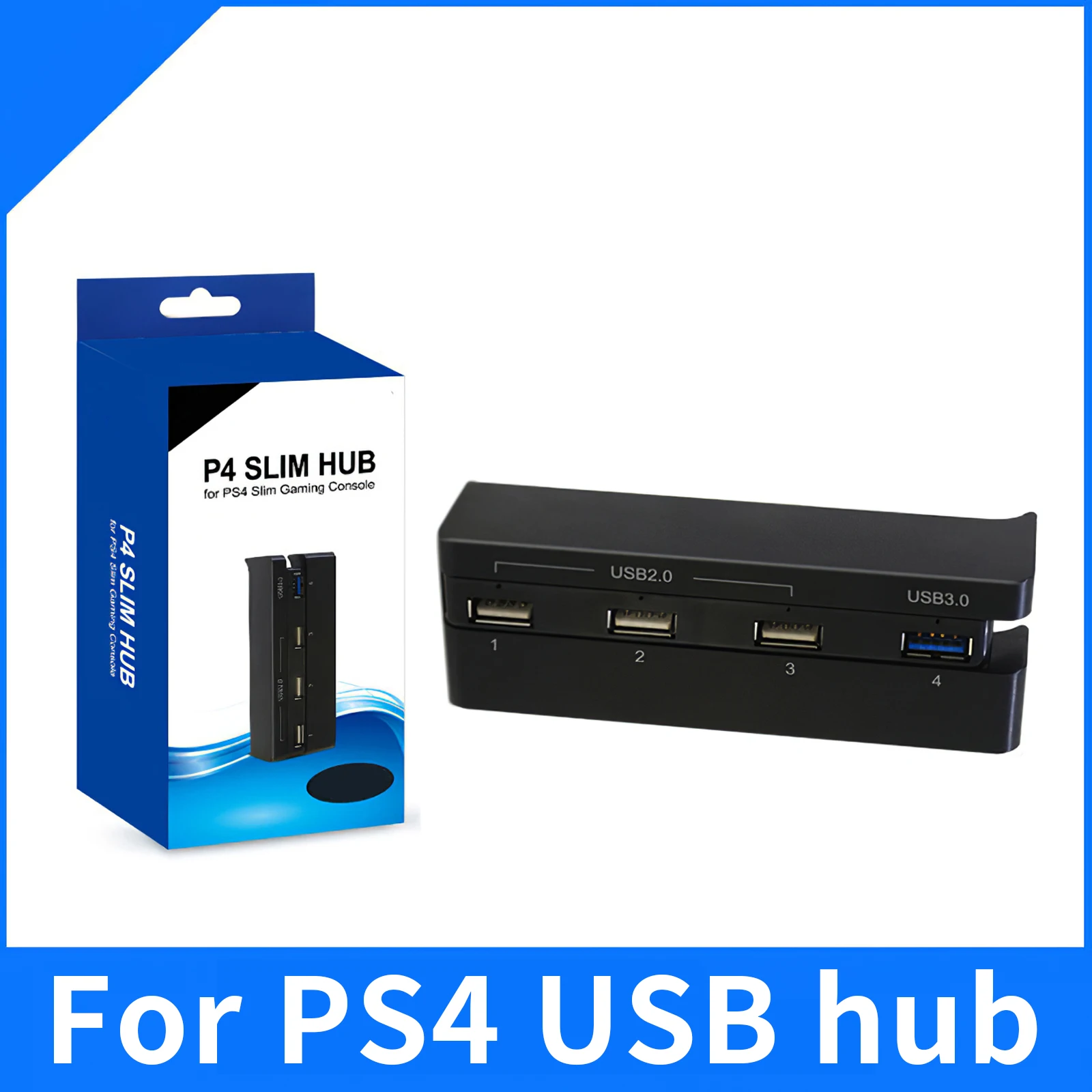 

USB-разветвитель портативный с тремя слотами для Ps4, 3,0 дюйма