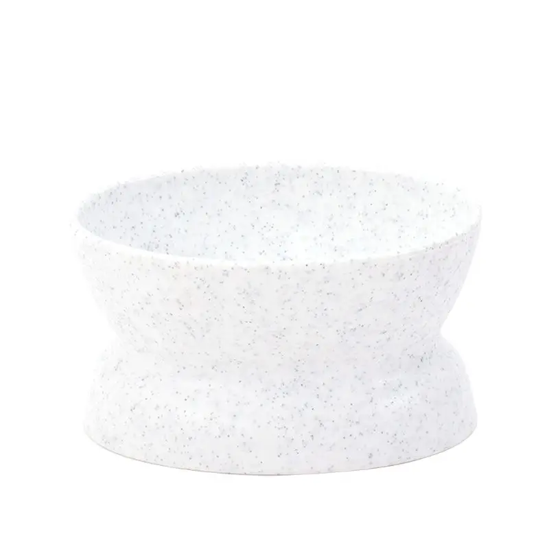 

Pet Feeder Raised Cat Food Bowl Kitten Stress Free Double Side Use Feeding Dish