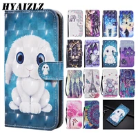 for iphone 13 leather case wallet flip cover for iphone 12 11 pro max xs se 2020 7 8 plus cute painted protection phone fundas