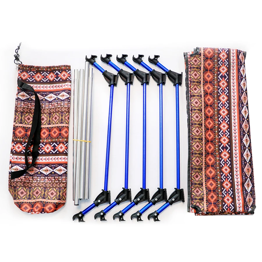 Компактная складная кровать для кемпинга отдыха на открытом воздухе пешего