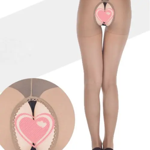 

Women Fashion Lace Open Crotch Soft Tights 2020 HOT New Arrival Sexy Lady Elastic Pantyhose Stockings Black Cutout Stocking