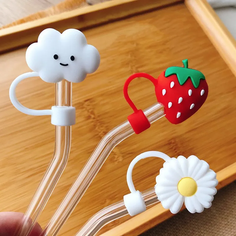 1 шт. Силиконовая пробка для трубочек многоразовый герметичный колпачок питьевой