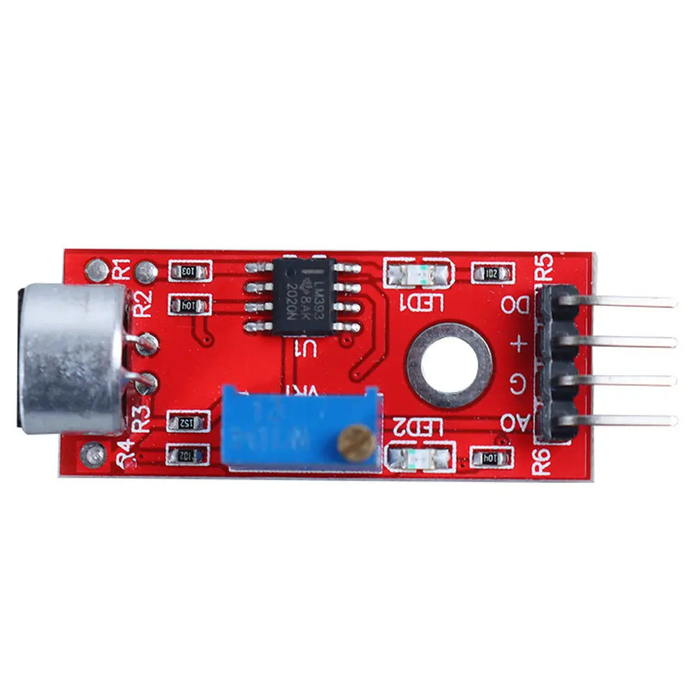 

High Sensitivity Detection Sensor Module Sound Voice Sensor For Arduino
