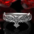 Модные кольца для женщин и мужчин, аксессуары для ювелирных изделий, кольца викингов, норвежских ворон, кельтских узлов, оптовая продажа