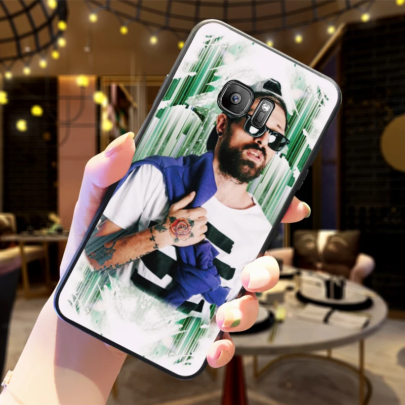 Для samsung A3 A5 A6 A7 A8 A9 A10 A20 A30 A40 A50 A60 плюс Чехол Blueface реперские кепки силиконовая лента