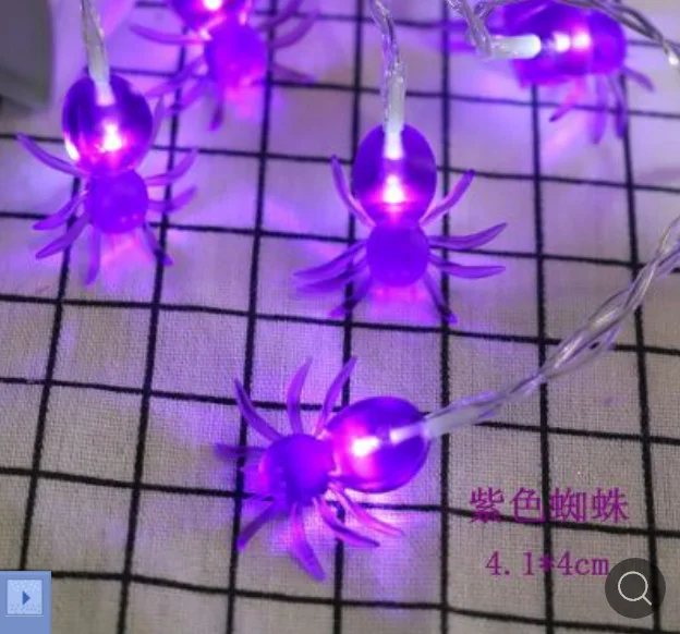 2019 светодиодный фонарь для вечерние 3D пластиковые гирлянды с черепом лампион