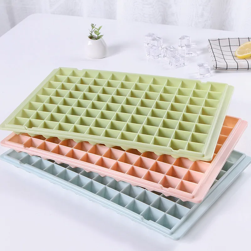 96 ячеек Творческий силиконовая форма для льда поднос кубика прессформы коробка