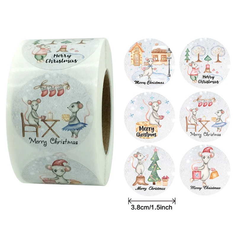 

Счастливого Рождества, стикеры ручной работы из крафт-бумаги, коробка для карт, спасибо, наклейки, Свадебный декор, товары для вечерние