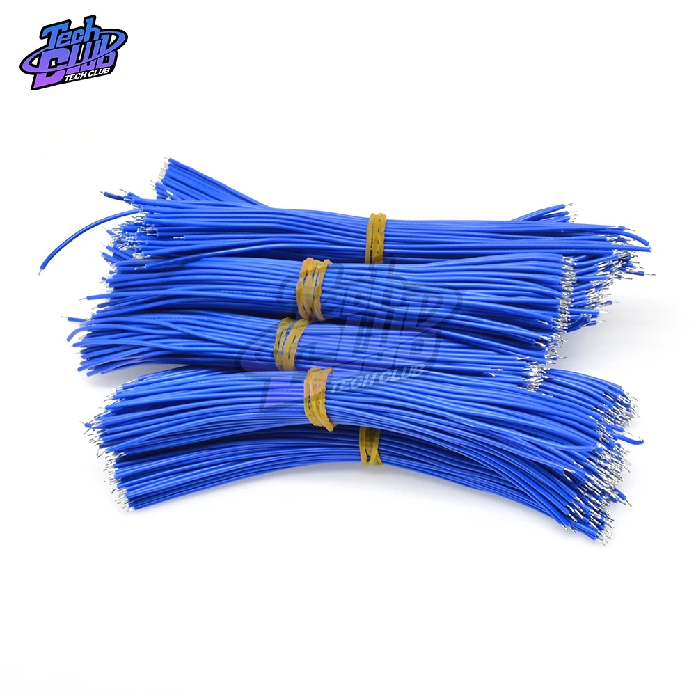 100 шт./лот Оловянная макетная плата кабель для пайки печатных плат 24AWG 8 см