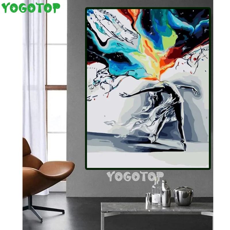 

Diamond Painting Colorful Ballet Dancer DIY Full Square Round Drill 5D Embroidery Mosaic Cross Stitch Room Decor Art Gift YY5543