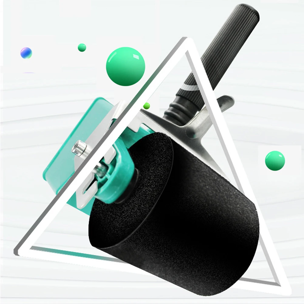 

3/6 inch Paint Buckets Manual Glue Applicator Roller Wood Board Handheld Gluer with 2 Wheels for Woodworking Painting Tool