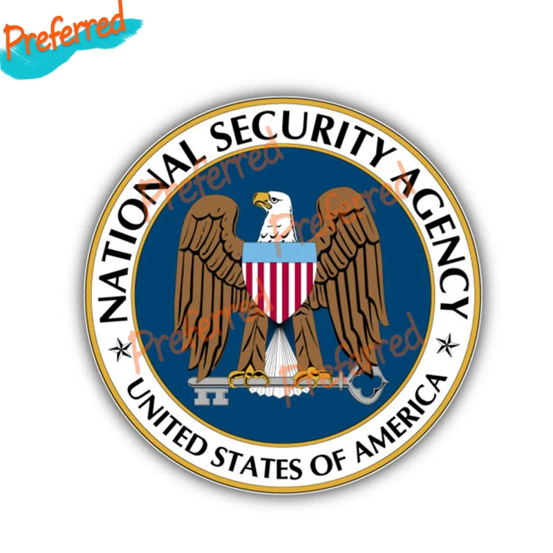 

National Security Agency America Flag Decal Motocross Racing Laptop Helmet Trunk Wall Vinyl Car Sticker Die Cutting