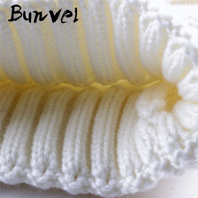 Шапка для мамы и дочки Bunvel зимняя шапка Мама я Повседневная шапочка с отворотами