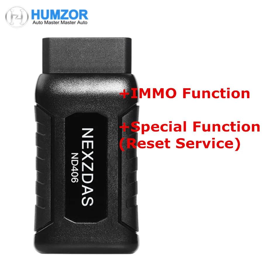 Add Special Function HUMZOR NEXZDAS ND406 Lite Pro Автоматическое Диагностическое и IMMO устройство для программирования ключа и сброса обслуживания для масла/ABS/SAS/EPB/DPF/TPMS - Цвет: Add Special Function
