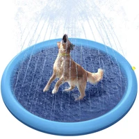 vip 170170cm pet sprinkler pad play cooling mat swimming pool inflatable water spray pad mat tub summer cool dog bathtub