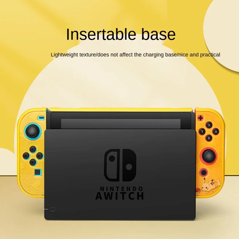 Чехол с покемоном Пикачу Nintendo Switch матовый чехол разрезом мультяшный милый