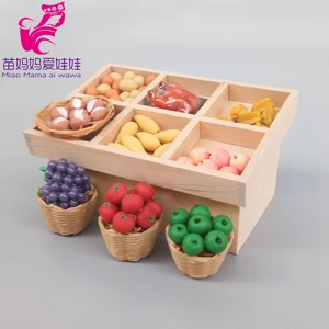 1:12 Кукольный домик, миниатюрная мебель, демонстрационная полка для фруктов и овощей, торговый магазин, товарная витрина