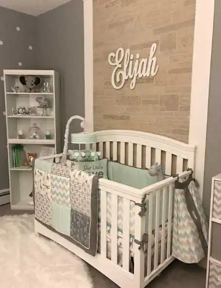 

Personalized Wooden Name Sign Large size Letters Baby Name Plaque PAINTED nursery name nursery decor wall art