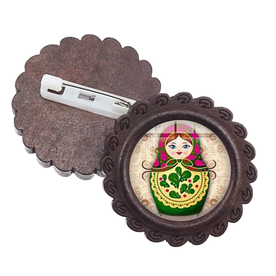 Симпатичные Броши с героями мультфильмов русских кукол для женщин и девочек