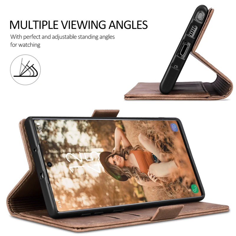 Роскошный кожаный чехол-бумажник для samsung Galaxy Note10 S10 S9 Plus S10e чехол PU флип-чехол для Galaxy A70 A50 A20e A40 чехол