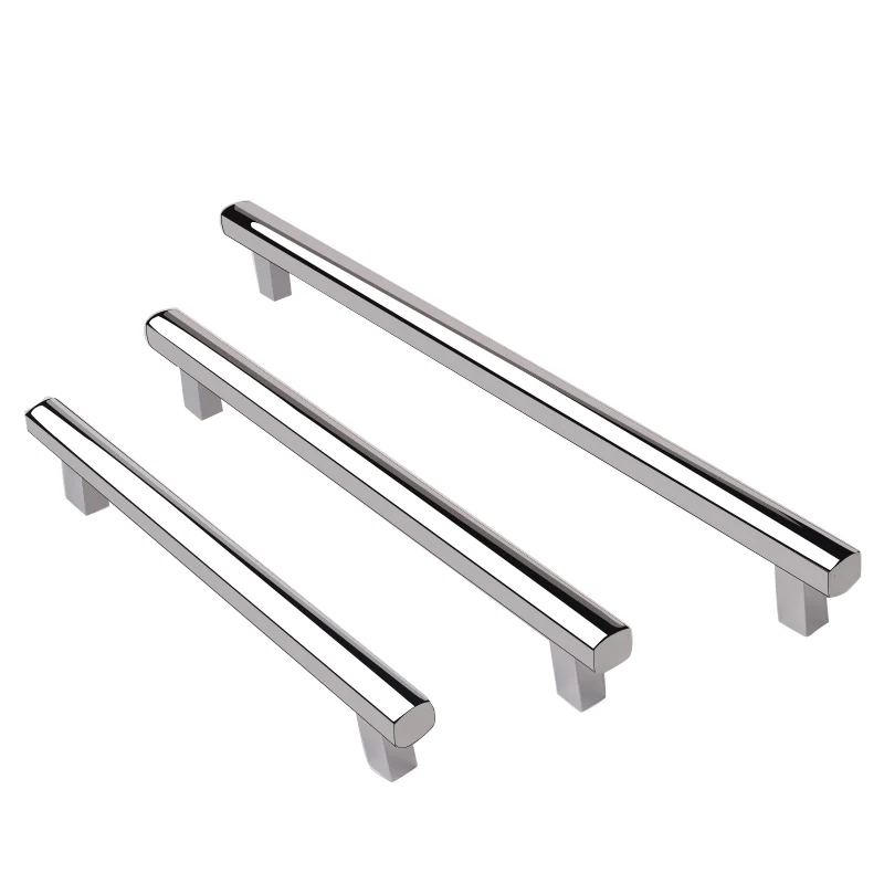 

Silver t bar Chrome Wardrobe Handles Aluminum Alloy 160mm Kitchen Cabinet Handles Drawer Pulls Furniture Hardware