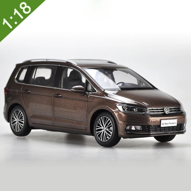 New TOURAN L Borwn Оригинальная коробка 1:18 Высокая тщательно VW TOURAN MPV Субару Outback сплавочная модель автомобиля статические металлические модели автомобилей для Коллекционные вещи подарок - Цвет: New TOURAN L Borwn
