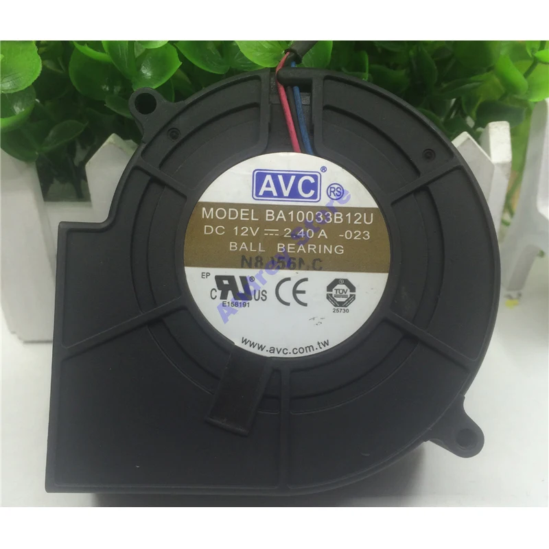 Центробежная воздуходувка AVC BA10033B12U 9733 12 В постоянного тока А двухшариковый