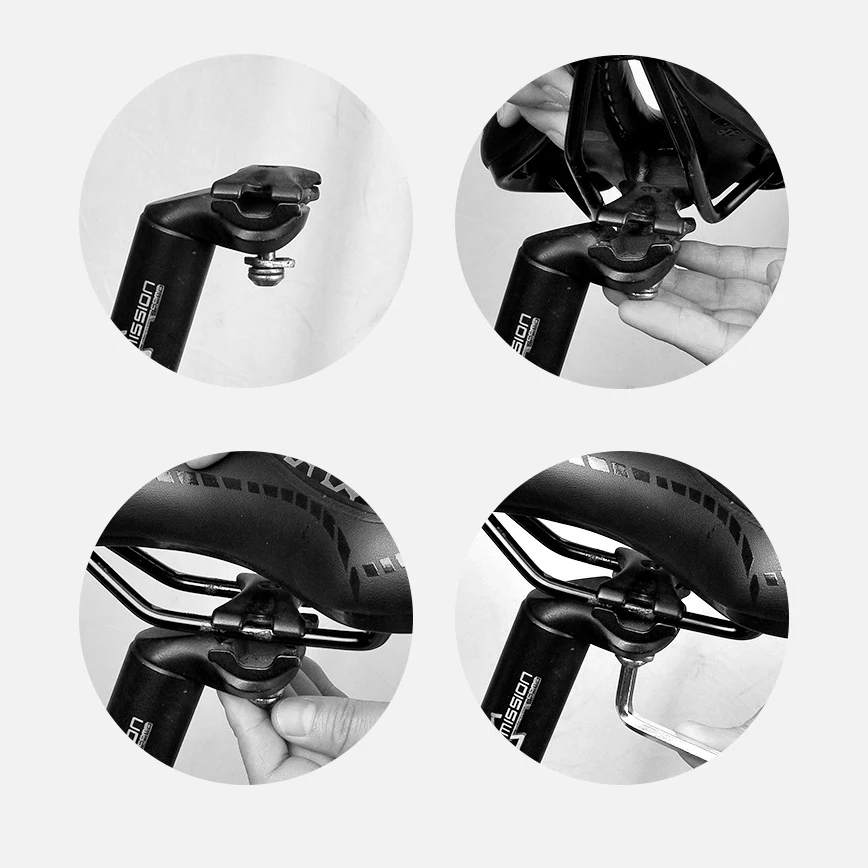 

Bicycle Saddle Hollow Lightweight PU Leather Foam Steel Front Seat Mat Cushion Mountain Road Bike Cycling Accessories With Mount