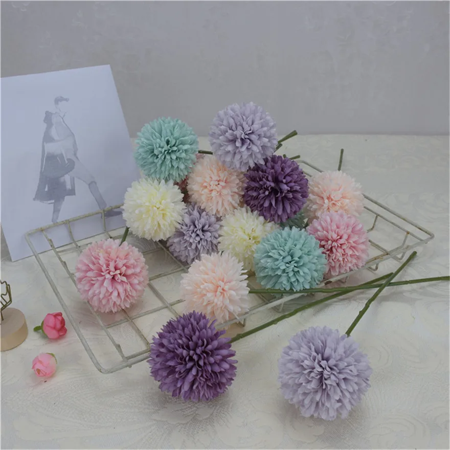 Букет искусственных цветов Шелковый цветок одуванчика искусственные цветы