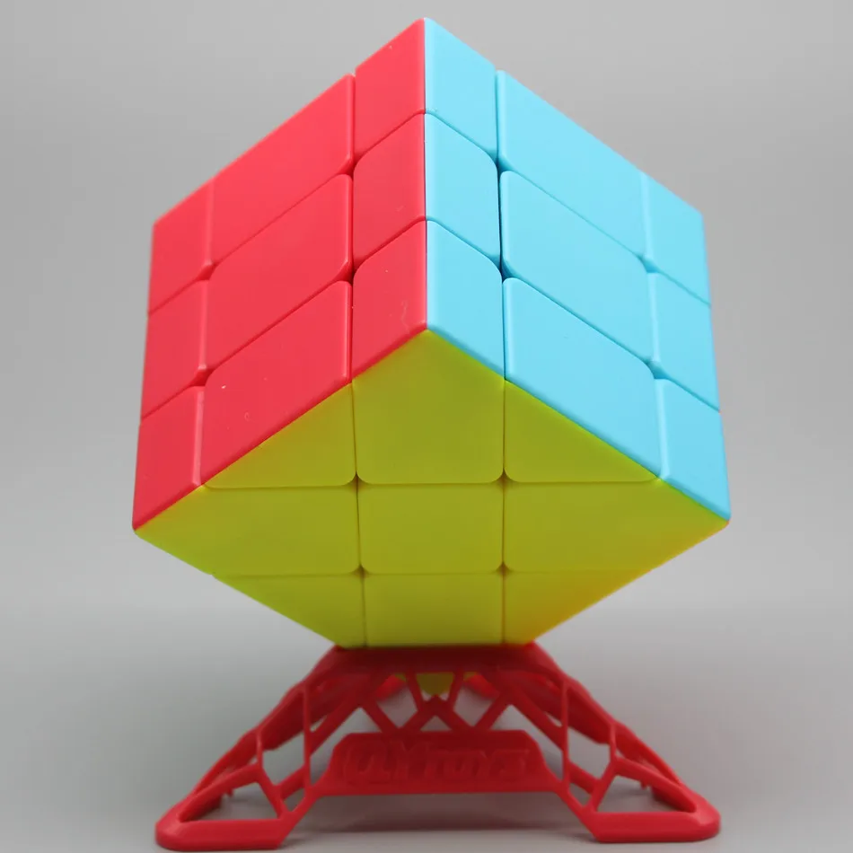 Qiyi Кубик Рубика Fisher Cube 3x3 Черный Скорость Без Наклейки Magic 3 * Cubo Magico Головоломка