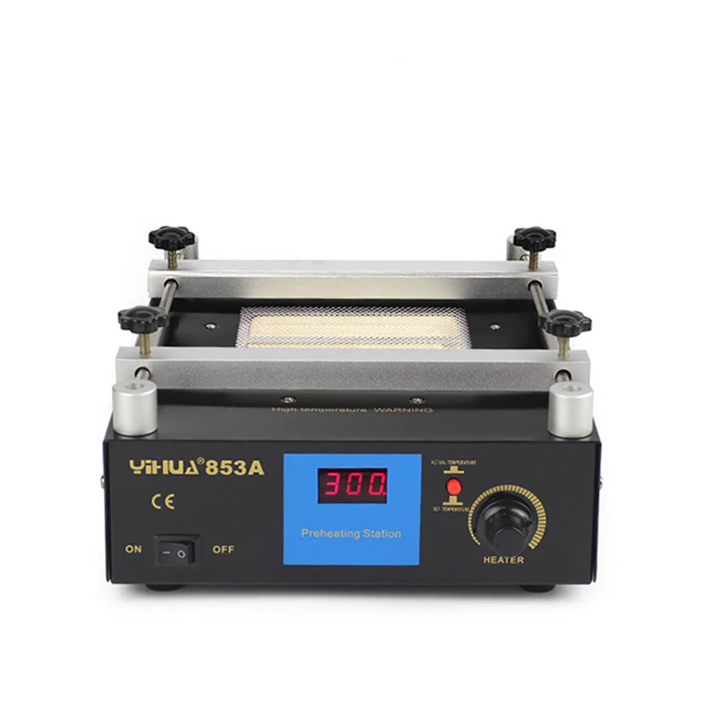 YIHUA 853A 50 Гц 220 В/110 В цифровая паяльная станция высокой мощности ESD BGA паяльная станция PCB Распайка ИК Подогрев