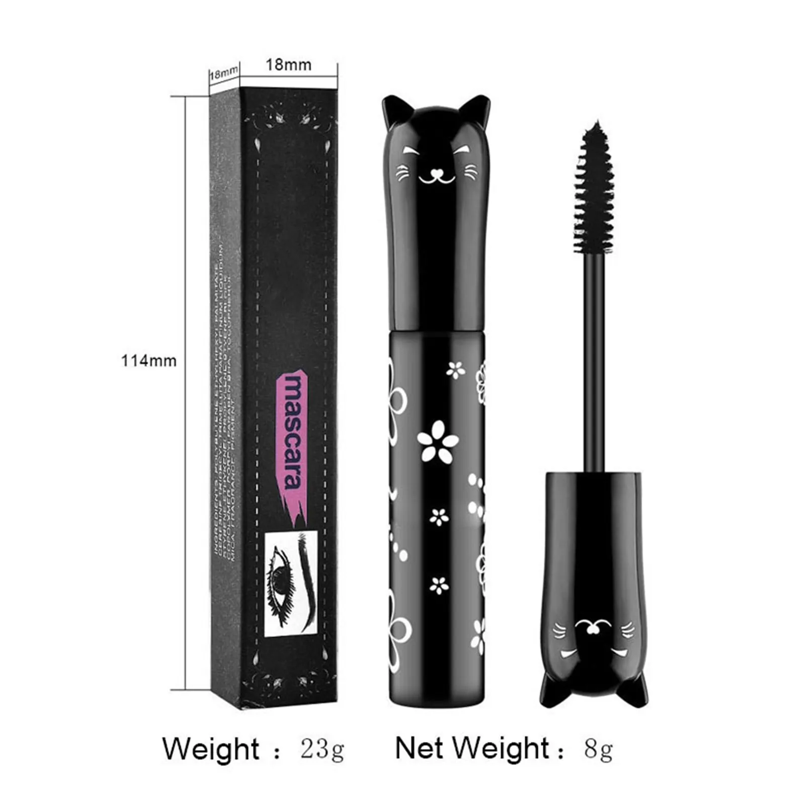 

Silk Fiber Color Mascara Waterproof Thickening Lengthening Colored Mascara Long Curling Eyelash Extensions Sexy Eyes Makeup