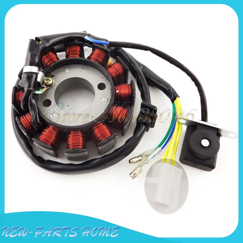 12 катушек 5 проводов статор зажигания магнитный для двигателя GY6 125 150 куб. См